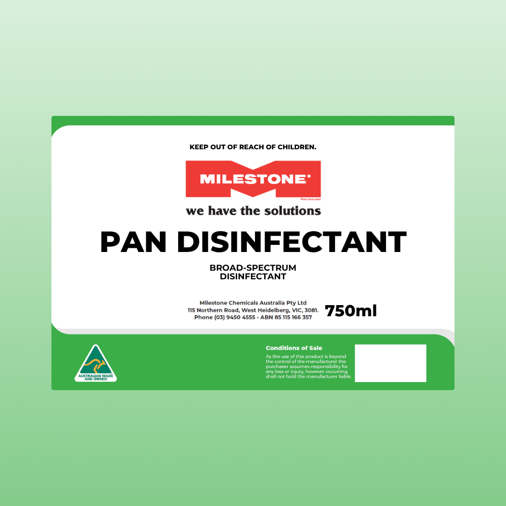Pathoclean Label PAN DISINFECTANT (Label Only) - Milestone Chemicals Australia Pty Ltd